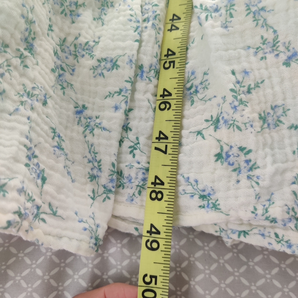 Ivy City Co Pale Blue Floral Maxi Dress with Puff Sleeves - Picture 9 of 9